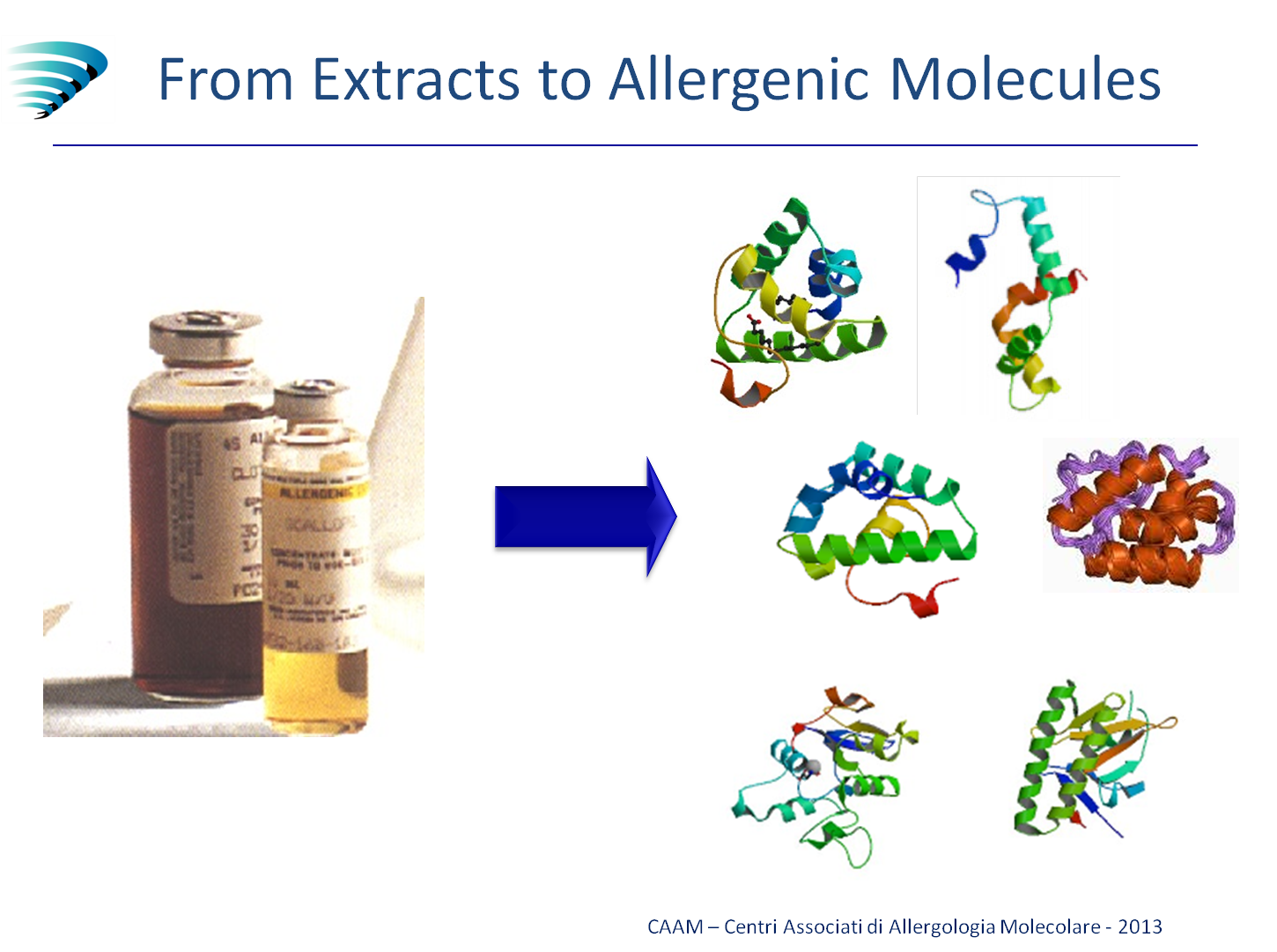 Dagli estratti alle molecole allergeniche